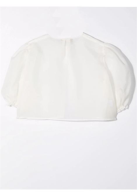 Crop blouse with balloon sleeves LA STUPENDERIA | CJGH84O10TVV